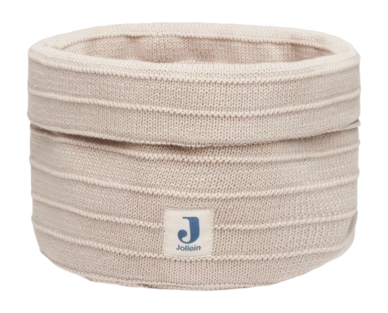 Panier de Rangement Jollein Commodemandje Pure Knit Nougat