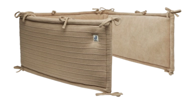 Tour de Lit Jollein Bedomrander/Boxomrander 30x180cm Pure Knit Biscuit