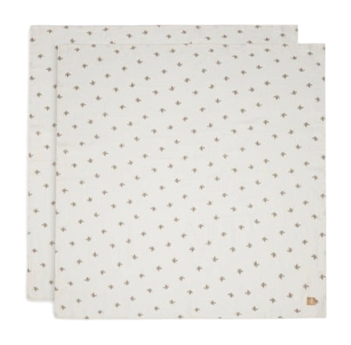 Lingette Lavable Jollein Hydrophile Tissu Large 115x115cm Rosehip (2 - pack)