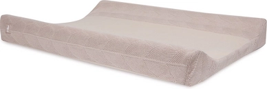Wickelauflagenbezug Jollein 50x70cm Shell Knit Wild Rose GOTS