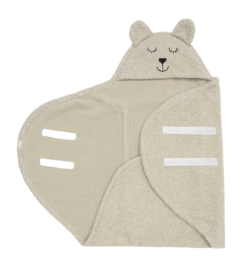 Wikkeldeken Jollein Bear Boucle Olive Green