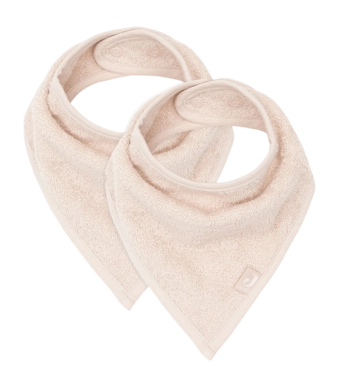 Latz Jollein Bandana Pale Pink (2er Pack)