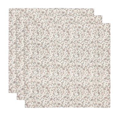 Multidoek Jollein Hydrofiele Doek Small 70x70cm Retro Flowers (3pack)