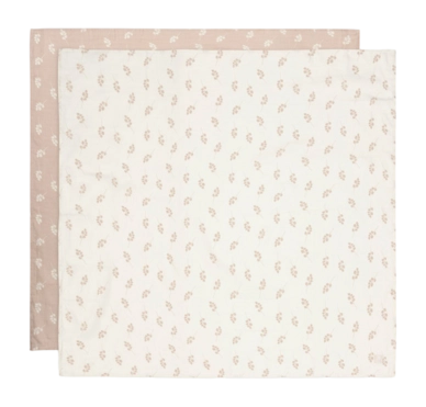 Multidoek Jollein Hydrofiele Doek Large 115x115cm Twig Wild Rose (2pack)