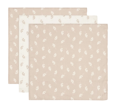 Multidoek Jollein Hydrofiele Doek Small 70x70cm Twig Wild Rose (3pack)