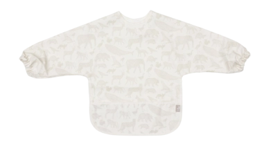 Latz Jollein Waterproof mit Ärmeln Animals Nougat
