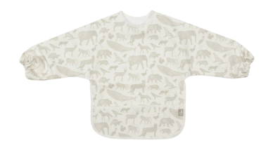 Slab Jollein Waterproof met Mouw Animals Olive Green