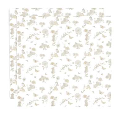 Wickeltuch Jollein Hydrophiler Stoff Small 70x70cm Dreamy Mouse (2-er Pack)