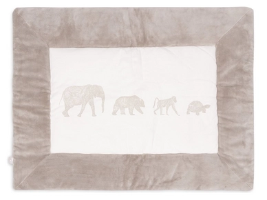 Laufstalldecke Jollein 75x95cm Animals Nougat