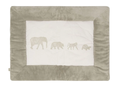 Boxkleed Jollein 75x95cm Animals Olive Green