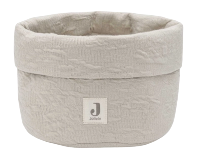 Opbergmand Jollein Commodemandje Soft Waves Nougat