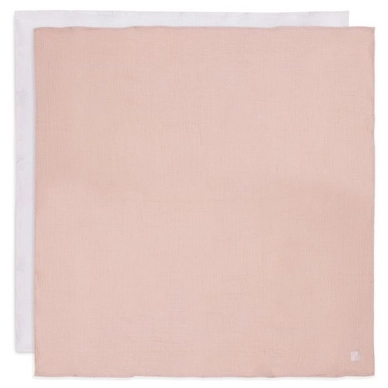 Multidoek Jollein Hydrofiele Doek Large 115x115cm Wild Rose/Ivory (2pack)