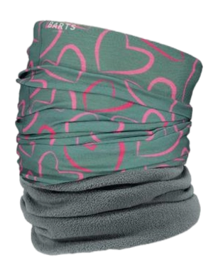 Nekwarmer Barts Multicol Polar Hearts Sage
