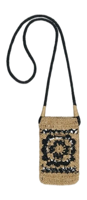 Telefoontas Barts Fleurieu Phonebag Black
