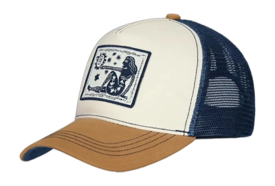 Kappe Barts Kurraki Cap Unisex Brown / Cream / Navy
