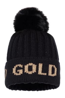 Muts Goldbergh Women Hodd Black/Gold