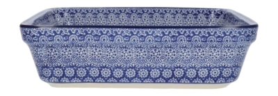 Auflaufform Bunzlau Castle Quadrat Lace (27 x 27 cm)