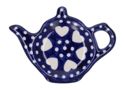 Theetip Bunzlau Castle Theepot Blue Valentine
