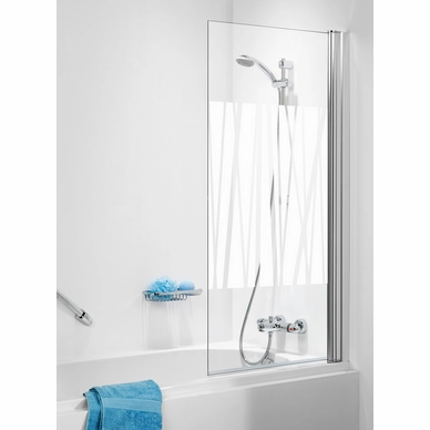 Badwand Sealskin Get Wet 105 Chroom 1-delig Decor 70 x 140 cm