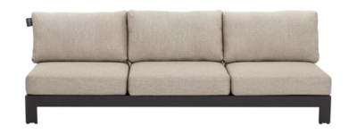 Loungebank Applebee Sticks And More Sofa 216 Aluminium Teak Taupe Coastal