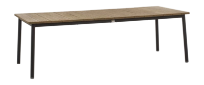 Tuintafel Applebee Milou Dining Table 240 Aluminium Teak Black Natural