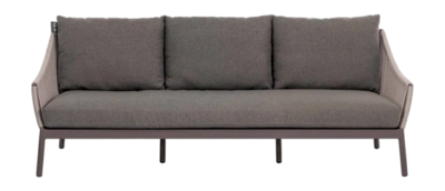 Loungebank Applebee Bijou Sofa 203 Aluminium Rope Weaving Taupe