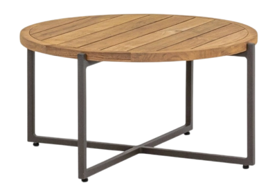 Loungetafel Applebee Condor Coffee Table 94 x 44 Aluminium Teak Taupe Natural