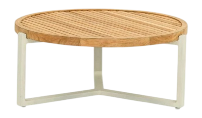 Loungetafel Applebee Monaco Coffee Table 75 x 33 Aluminium Teak Oyster Natural