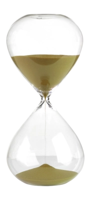 Ornament POLSPOTTEN Sandglass Ball Gold M