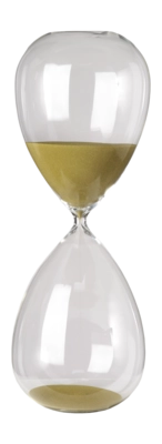 Ornament POLSPOTTEN Sandglass Ball Gold XL