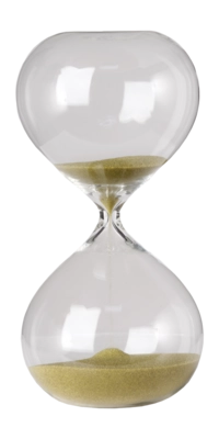 Ornament POLSPOTTEN Sandglass Ball Gold S
