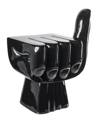 Chair-Fist-black_02_view-_no-bg