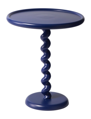 Side Table POLSPOTTEN Twister Deep Blue