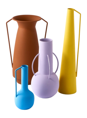 Vaas POLSPOTTEN Vases Roman Morning (Set van 4)