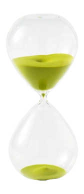 Zandloper POLSPOTTEN Ball Light Green L