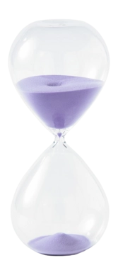 Zandloper POLSPOTTEN Ball Lilac L