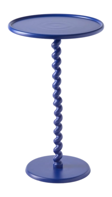 Bar Table POLSPOTTEN Twister Dark Blue