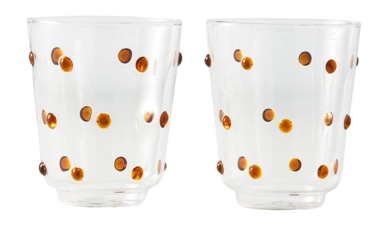 Tumbler Polspotten Nob Amber (Set of 2)