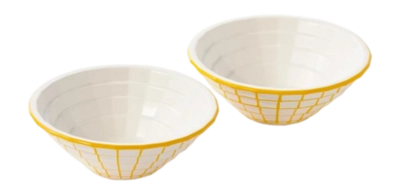 Bowl POLSPOTTEN Digi Yellow S (Set of 2)
