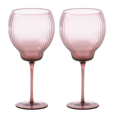 Verre à Vin POLSPOTTEN Pum Purple S (Lot de 2)