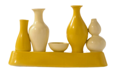 Vase POLSPOTTEN Shanghai Yellow