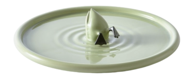 Bord POLSPOTTEN Plate Diving Duck Green Grey Ø40