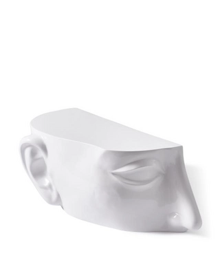 Beistelltisch POLSPOTTEN Head Left Top White