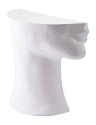 Beistelltisch POLSPOTTEN Head Left Bottom White
