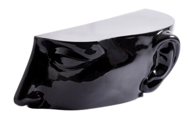 Bijzettafel POLSPOTTEN Head Right Top Black