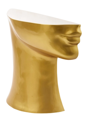 Table de Bout POLSPOTTEN Head Left Bottom Gold