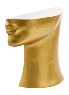 Bijzettafel POLSPOTTEN Head Right Bottom Gold