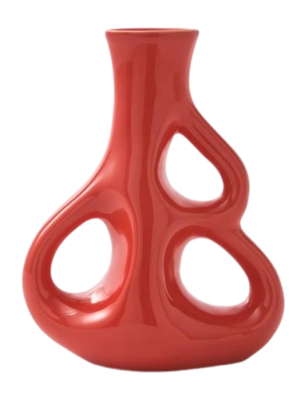 Vaas POLSPOTTEN Three Ears Coral Red S