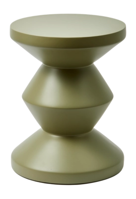 Bijzettafel POLSPOTTEN Zig Zag Olive Green
