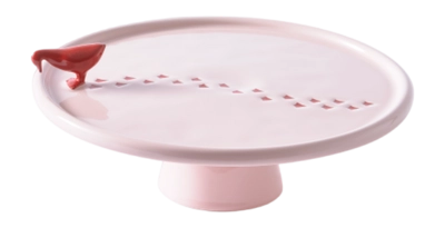 Serveerbord POLSPOTTEN Plate Walking Duck Light Pink